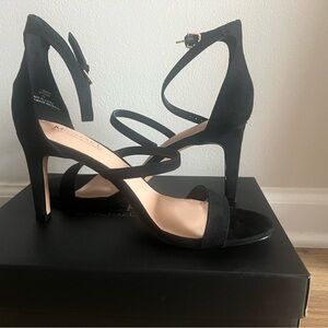 Michael Shannon Black Strappy Heels